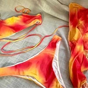Chic Gradient Bikini Set